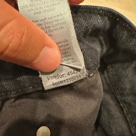 Women’s PacSun Black Flare Wide Leg Jeans Distressed Size 27 - Picture 4 of 12